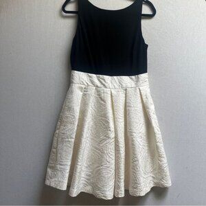 Lauren Ralph Lauren fit and flare sleeveless pleated dress Sz 10